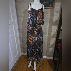 BABY PHAT maxi dress Y2K size M tie waist